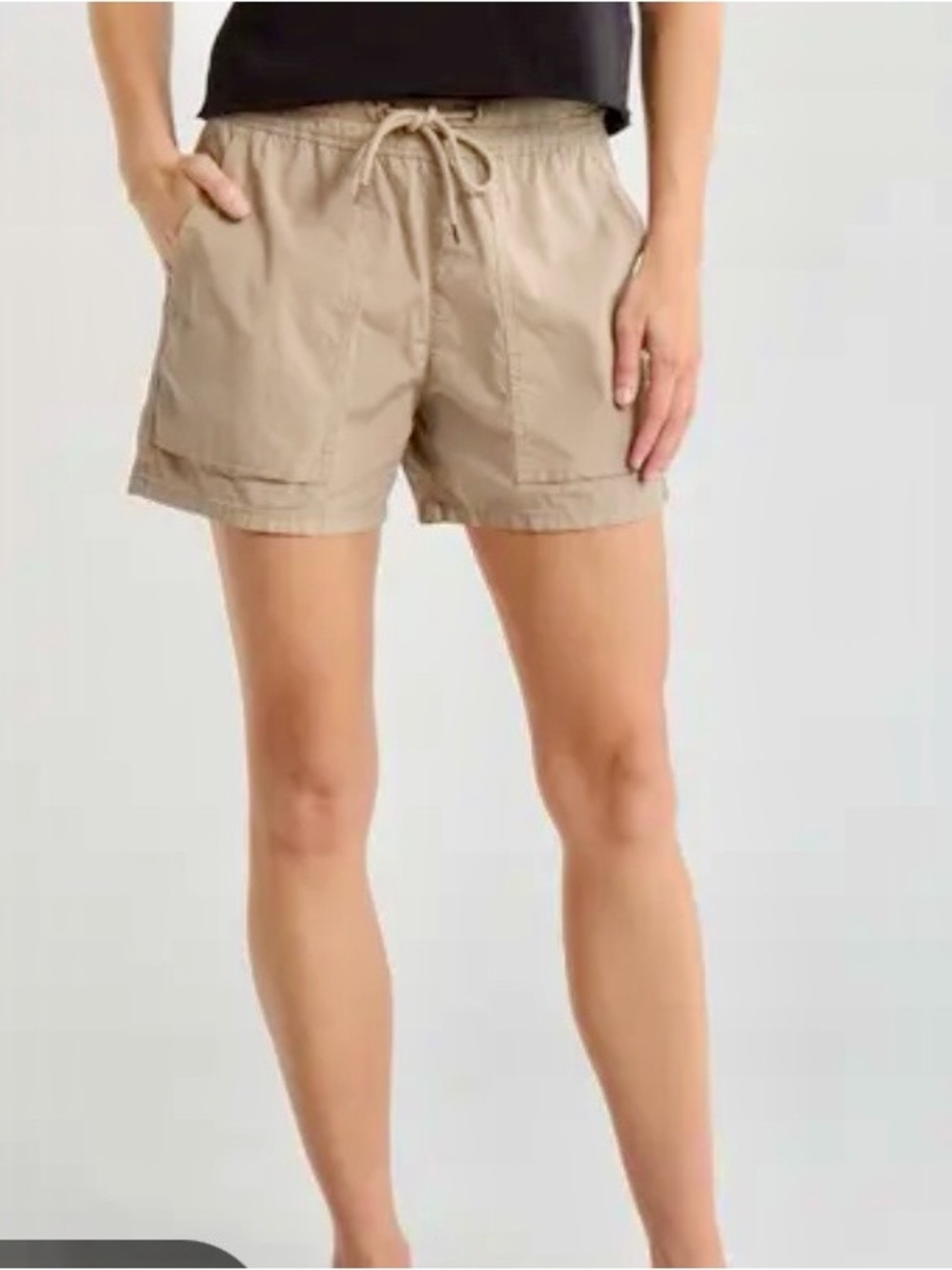 James Perse Military Tan Linen Shorts size 1 or small